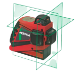 Niveau laser 3 lignes 360 degrés METRICA 3DG Faisceau vert