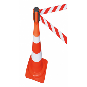 Dérouleur de ruban pour cône de signalisation