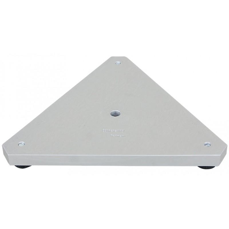 Embase triangle pour cibles av hémisphère Ø 1,5" (38,1 mm)