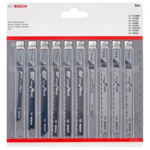 KIT DE LAMES DE SCIE SAUTEUSE CLEAN PRECISION, 10 PIÈCES