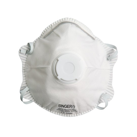 DEMI-MASQUE FILTRANT FFP2 NR D CONFORT AVEC VALVE RESPIRATOIRE BOITE DE 10