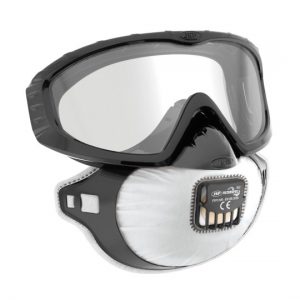 DEMI-MASQUE FILTRANT FMP3V COMBINÉ AVEC LUNETTE-MASQUE FILTERSPEC® PRO™