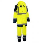 ENSEMBLE MANTEAU ET PANTALON HAUTE VISIBILITÉ PROTECTION PLUIE VILA DE SINGER