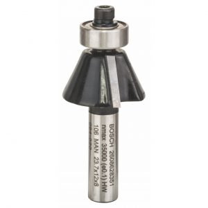 FRAISE À CHANFREINER/ARASER, 8 MM, D1 23,7 MM, B 5,5 MM, L 12 MM, G 54 MM, 25° BOSCH