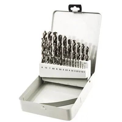 COFFRET DE 25 FORETS À MÉTAUX HSS-G, DIN 338, 135° DANS CASSETTE MÉTALLIQUE, 1 - 13 MM BOSCH