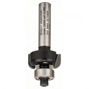 FRAISE À GORGE, 8 MM, R1 4 MM, D 20,7 MM, L 9 MM, G 53 MM BOSCH