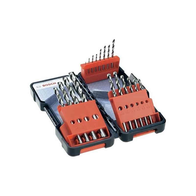 Forets à Métaux HSS-G DIN 338 - Coffret 25 Pièces (1-13 Mm) | Pointe 135° Auto-centreuse, Perçage Rapide & Précis