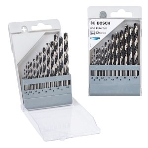 COFFRET DE 13 FORETS HÉLICOÏDAUX HSS POINTTEQ, 1,5 - 6,5 MM BOSCH