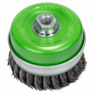 BROSSE BOISSEAU 100 MM À FILS D'INOX TORSADÉS BOSCH