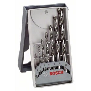 COFFRET DE 7 FORETS À MÉTAUX MINI-X-LINE HSS-G, 135°, 2 - 10 MM BOSCH