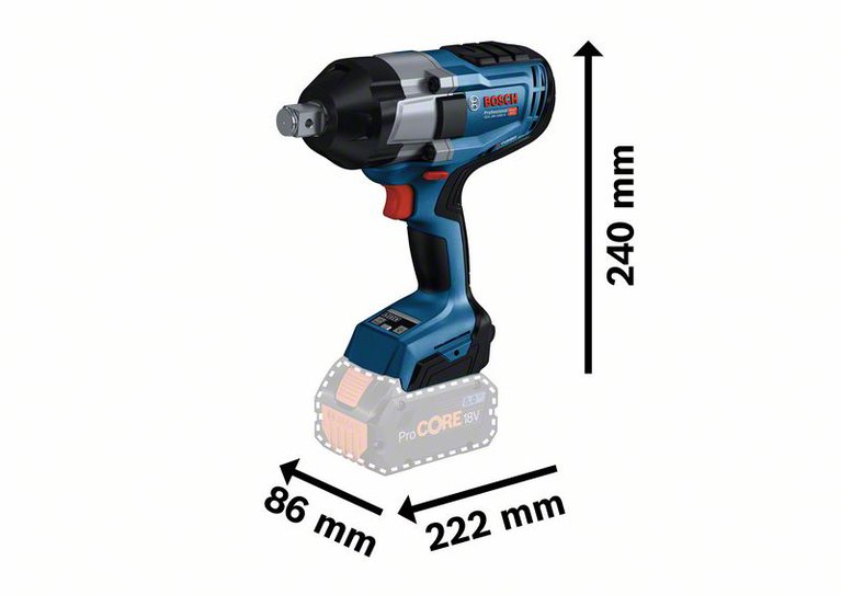GDS 18V-1050 H PROFESSIONAL BOSCH